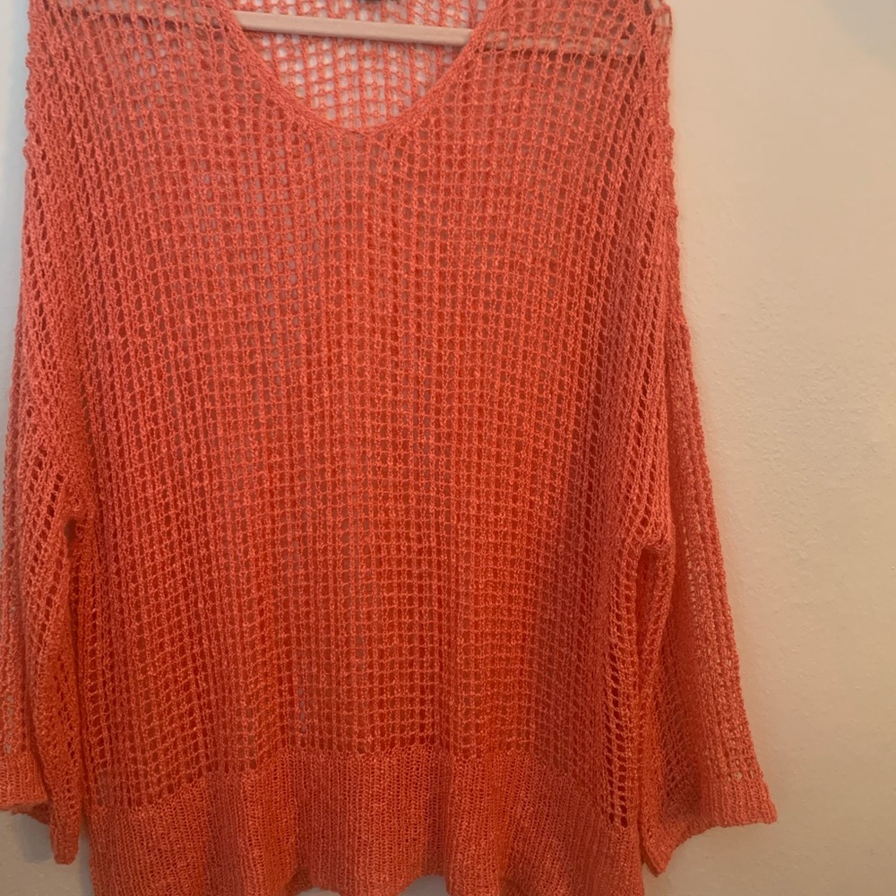 Salmon sweater